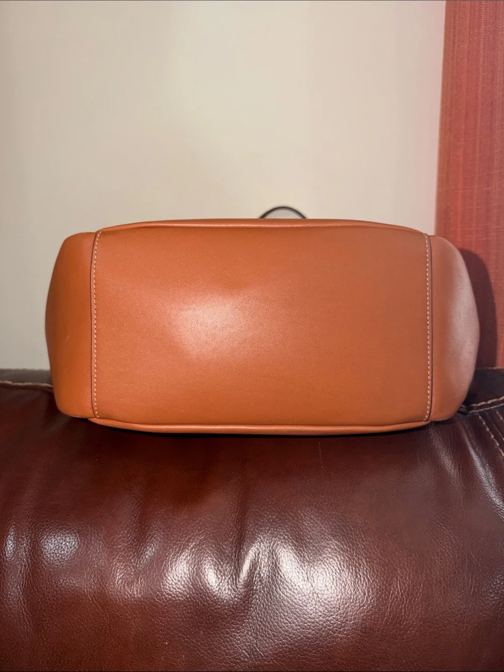 ‼️Coach Hadley Turnlock Leather Shoulder  Bag Tote